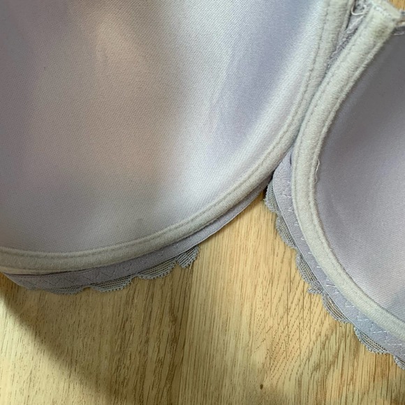 Rampage Intimates Womens Bra Size 42D Casual 3-Hook Light Purple Lacy Padded - Picture 11 of 16